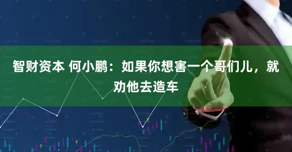 智财资本 何小鹏：如果你想害一个哥们儿，就劝他去造车